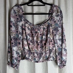 NWT Shabby Chic Multicolor Floral Blouse